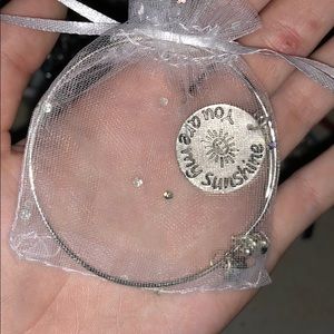 “you are my sunshine” bangle bracelet